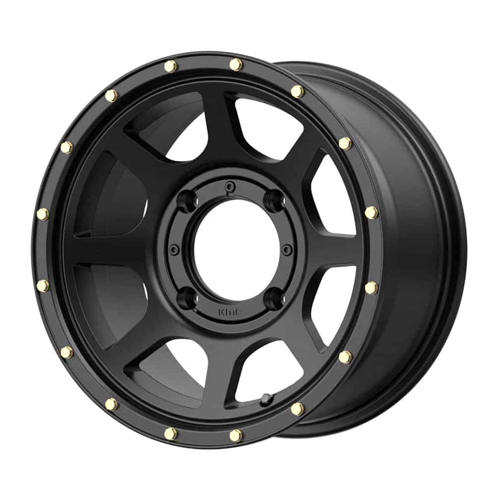 KMC Powersports KS134 ADDICT 2 KS134 14X7 4X137 S-BLK 38MM - Intensery