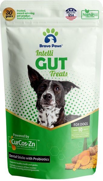 Bravo Paws Intelli Gut Dental Dog Treat - Intensery