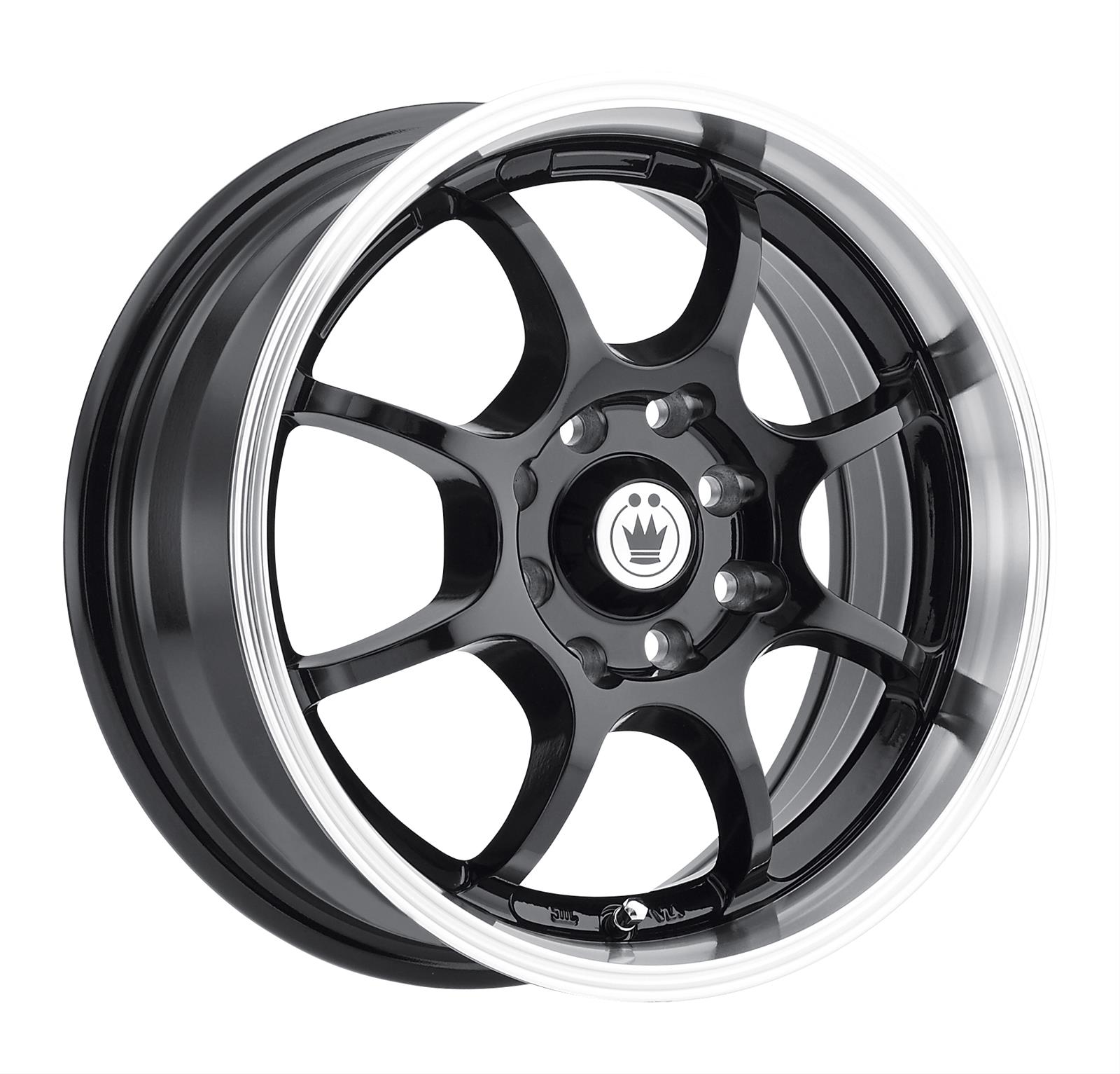 Konig Wheels LI46D04385 Konig Lightning Gloss Black Wheels with Machined Lip - Intensery