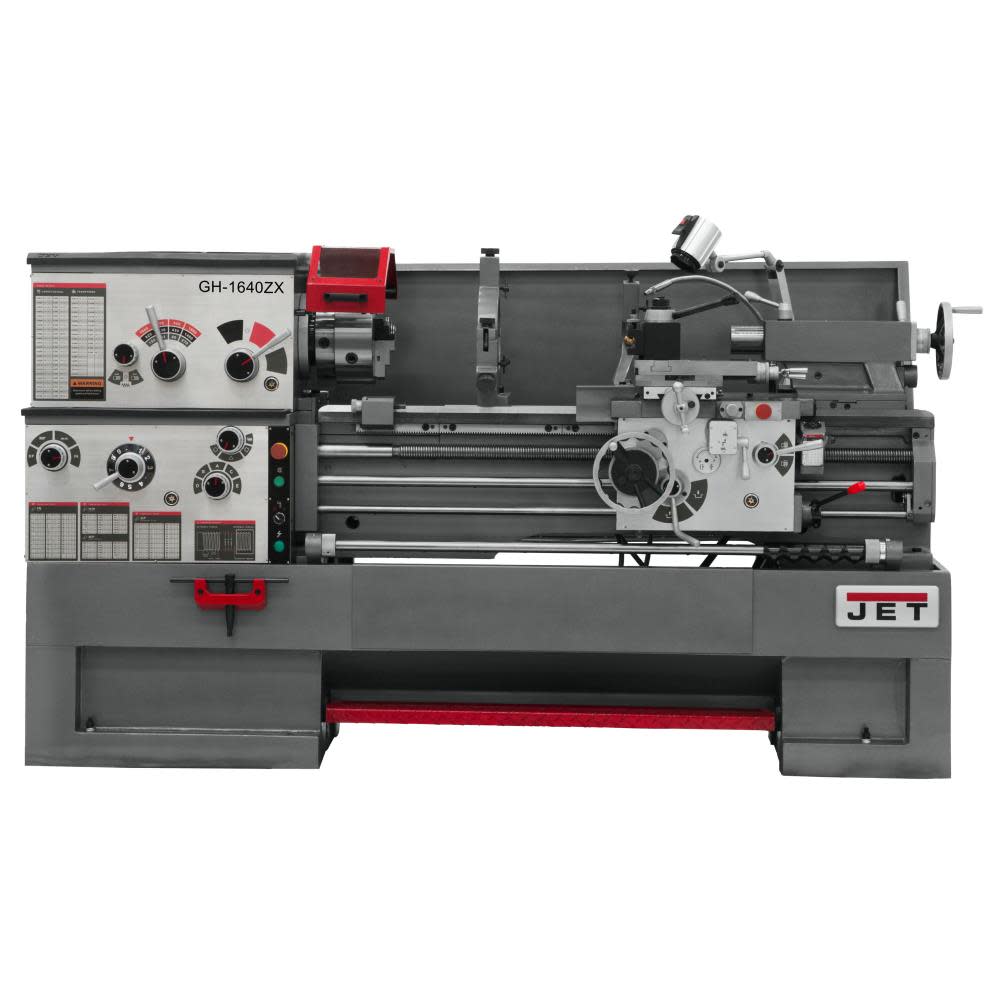 JET Gear Head 16 x 40 ZX Lathe with Taper Attachment Installed 321474 from JET - Intensery