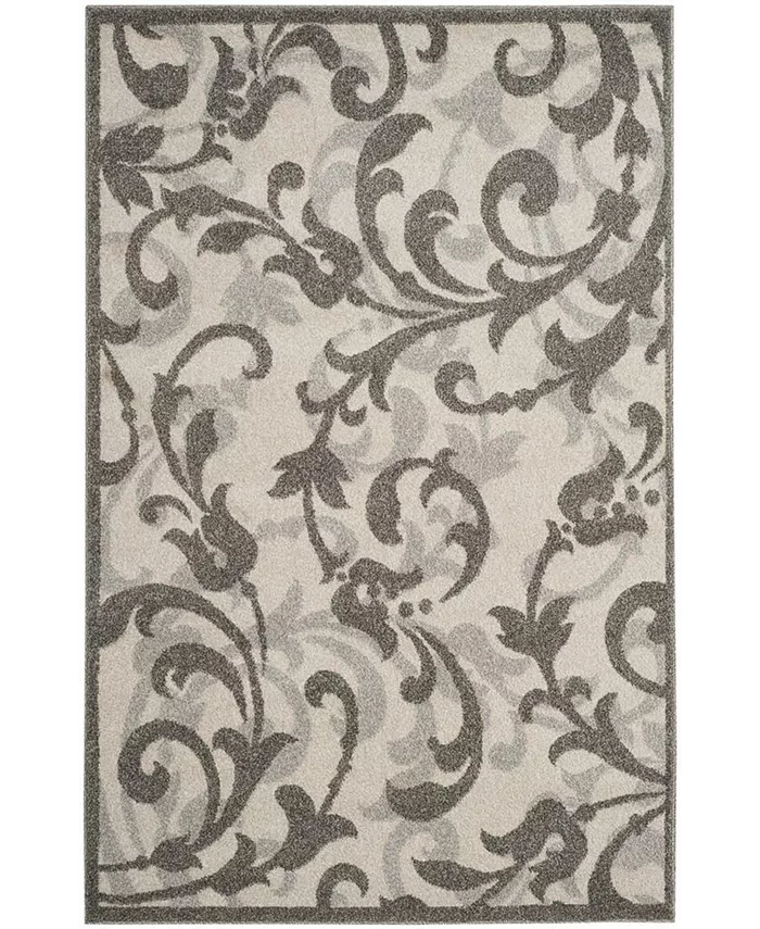 Safavieh Amherst Ivory and Grey Outdoor Area Rug Collection - Intensery