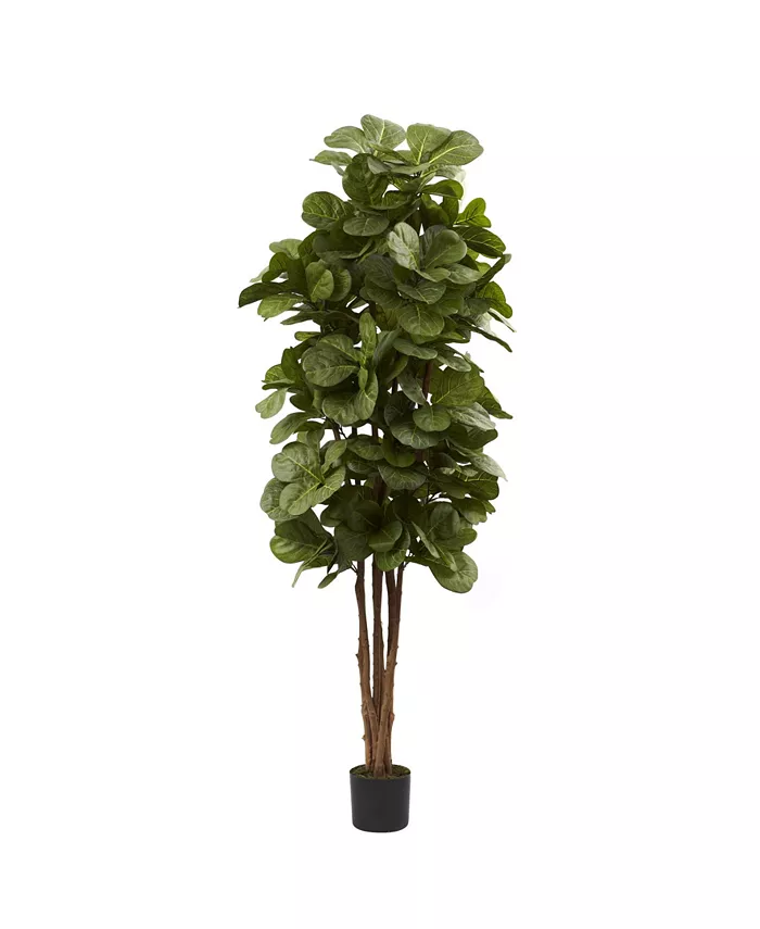 Nearly Natural 6' Fiddle Leaf Fig Tree - Intensery