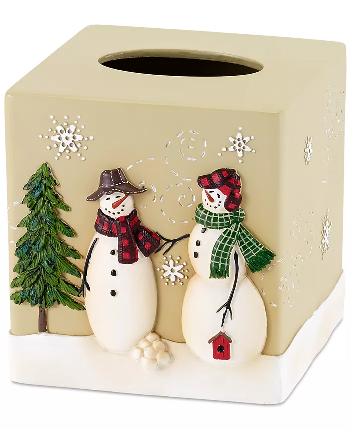 Avanti Snowman Gathering Tissue Cover - Intensery
