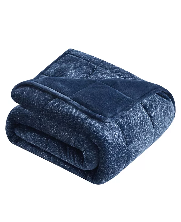 Dream Theory Velvet to Velvet Weighted Throw Blanket， 12 lb - Intensery