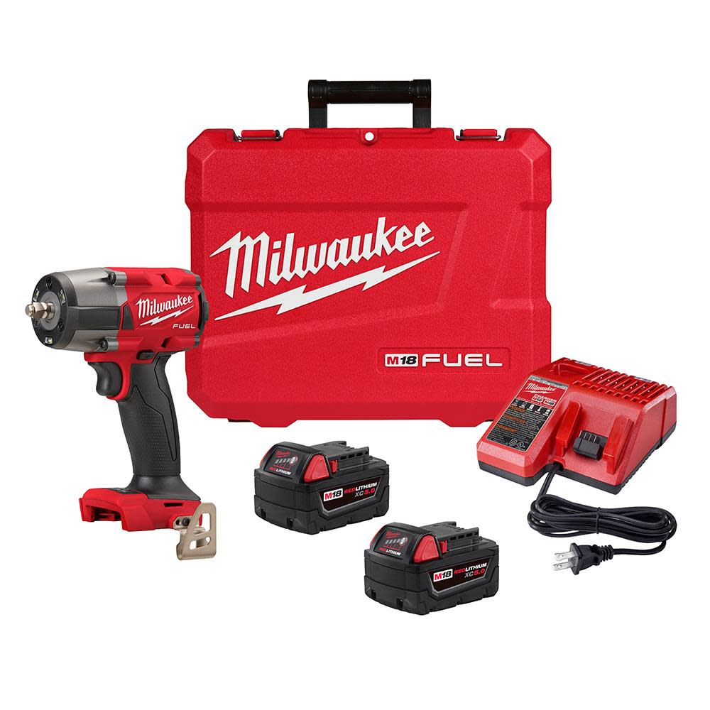 Milwaukee M18 FUEL 3/8 Mid-Torque Impact Wrench with Friction Ring Kit 2960-22 from Milwaukee - Intensery