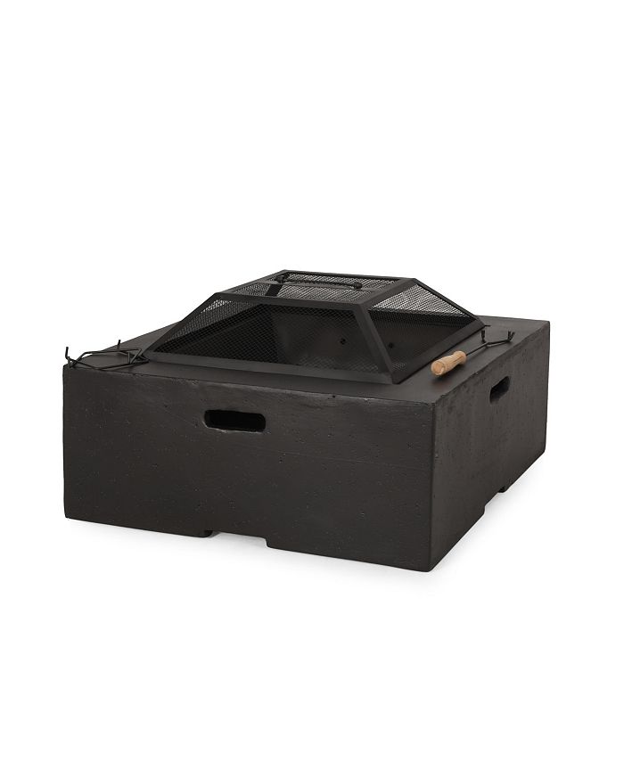 Noble House Berwick Outdoor Square Fire Pit - Intensery