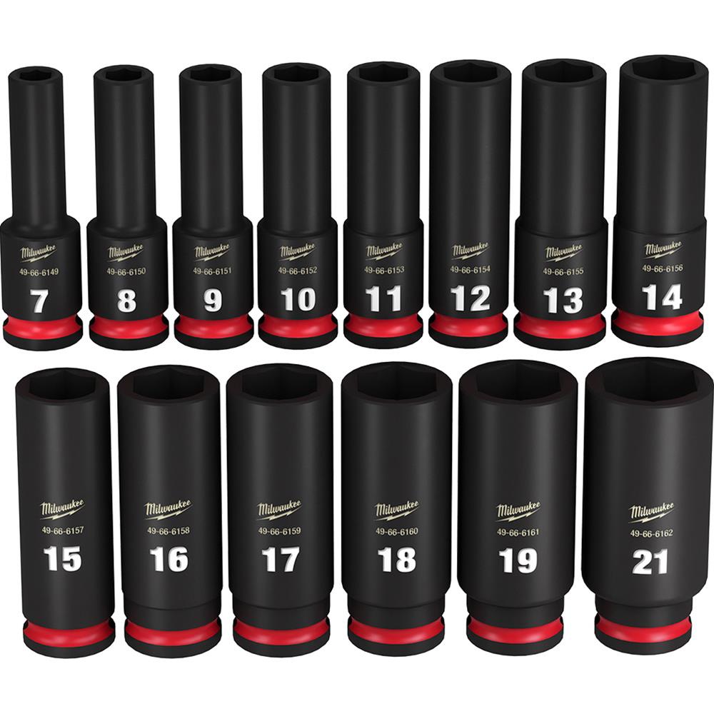 Milwaukee Tool 49-66-7008 Milwaukee SHOCKWAVE Impact Duty Sockets - Intensery