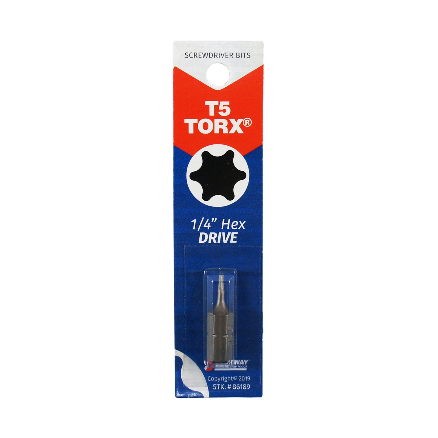 Best Way Tools Torx 1/4 in. X 1 in. L T5 Screwdriver Bit Carbon Steel 1 pc - Intensery