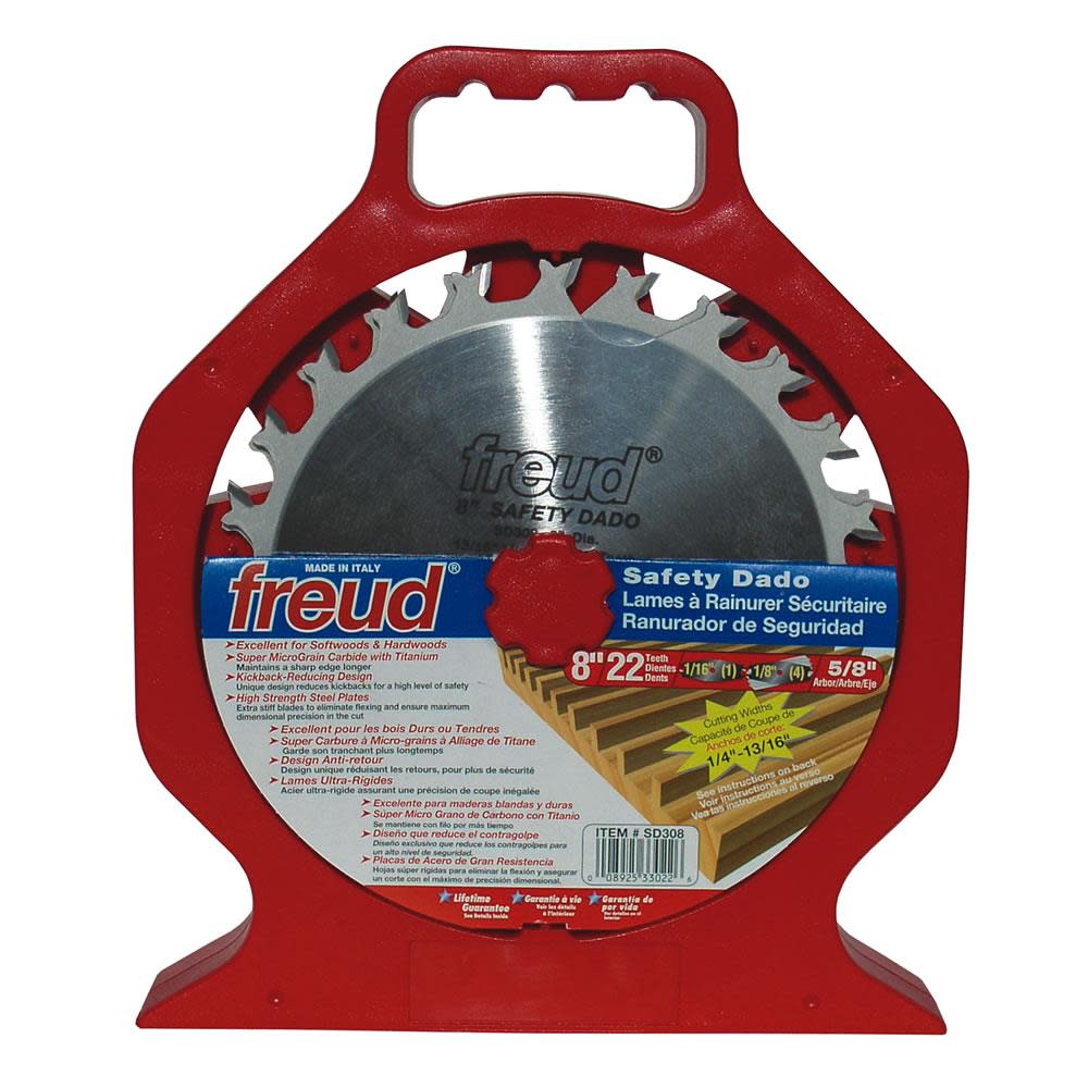 Freud 8 In. x 22T Safety Dado Sets - Intensery