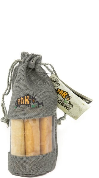 Yak9 Chews Yak and Cow Milk Chew Dog Treats， 5 count， X-Small - Intensery