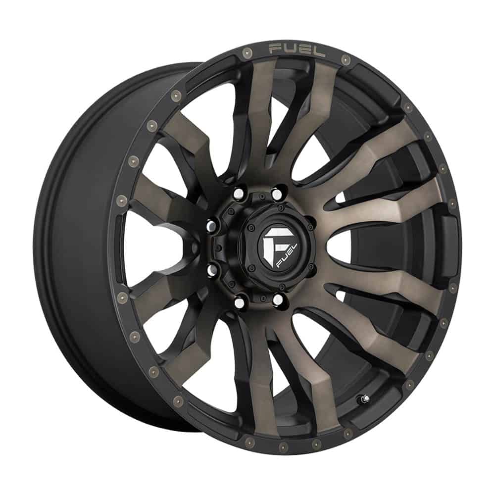 Fuel 1PC D674 BLITZ D674 16X8 6X5.5 MT-BLK-DDT 01MM - Intensery