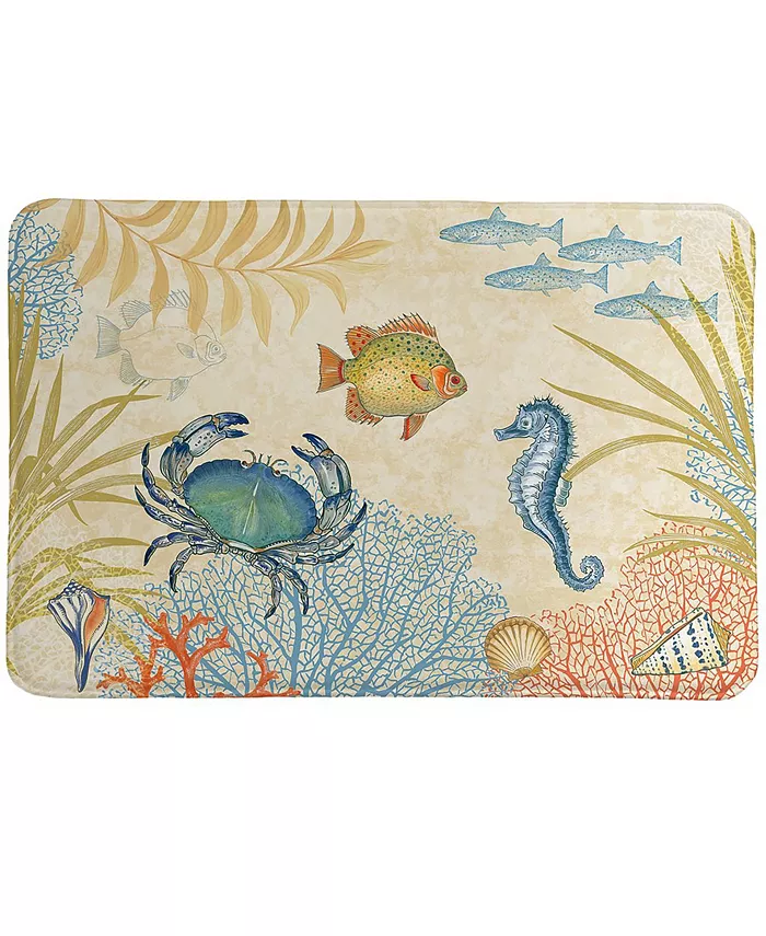 Laural Home Oceana Memory Foam Rug - Intensery