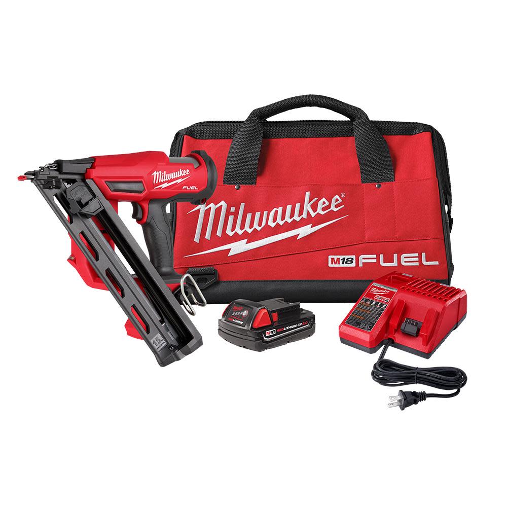 Milwaukee M18 FUEL 15 Gauge Finish Nailer Kit 2839-21CT from Milwaukee - Intensery