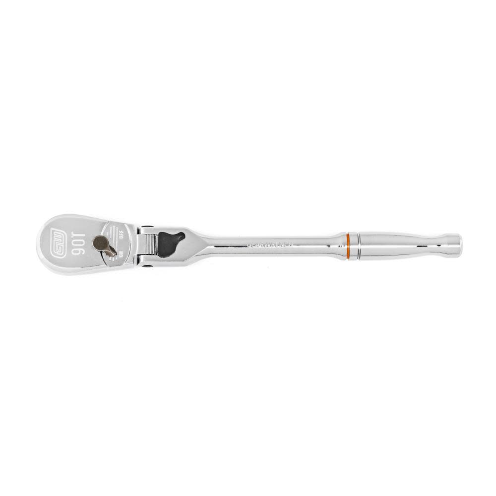 1/4 Drive 90-Tooth Locking Flex Head Teardrop Ratchet 7 - Intensery
