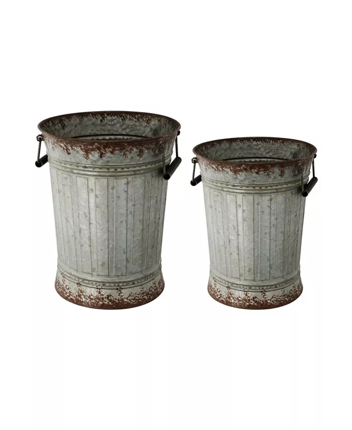 AB Home Metal Pots， Set of 2 - Intensery