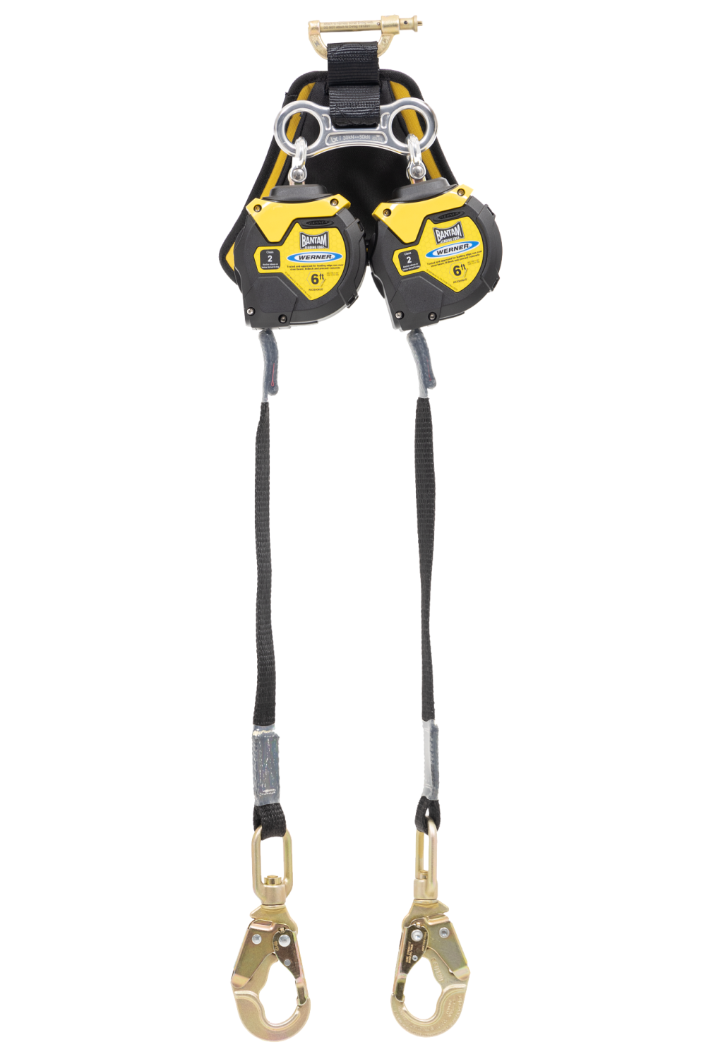 Werner Bantam 6and#8242; Twin Leg Web Leading Edge Self Retracting Lifeline - Intensery