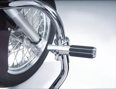 ShowChrome Accessories 21-334 Show Chrome Accessories Highway Clamps with Rail Foot Pegs - Intensery
