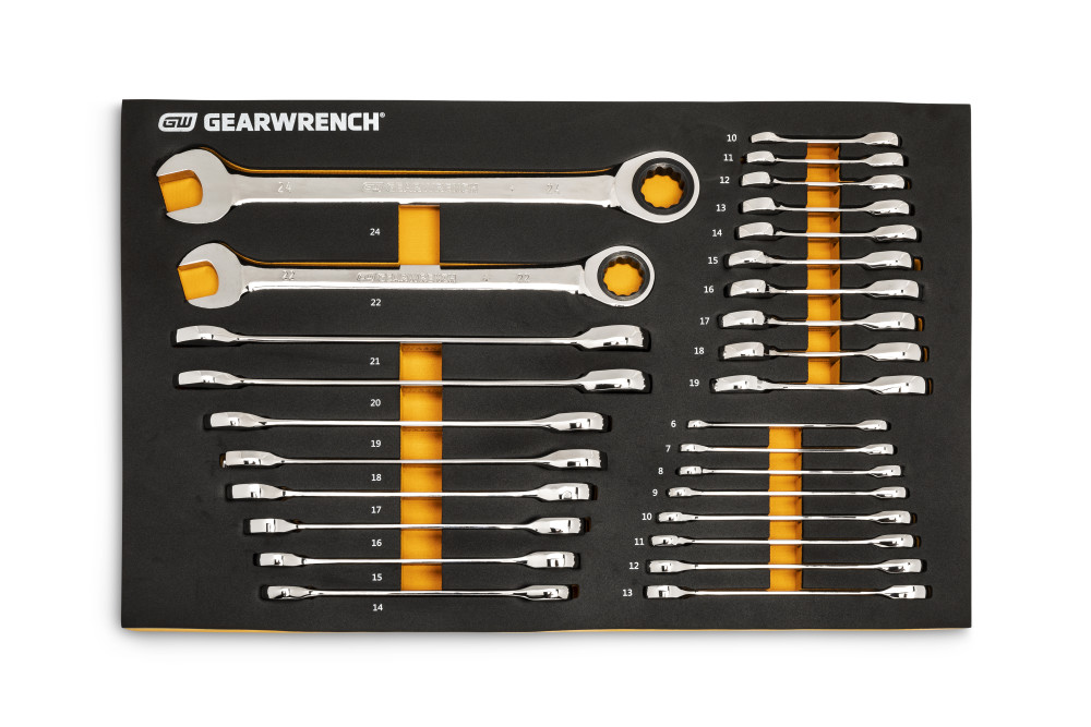 GEARWRENCH Metric Ratcheting Wrench Set 28pc 86527 from GEARWRENCH - Intensery