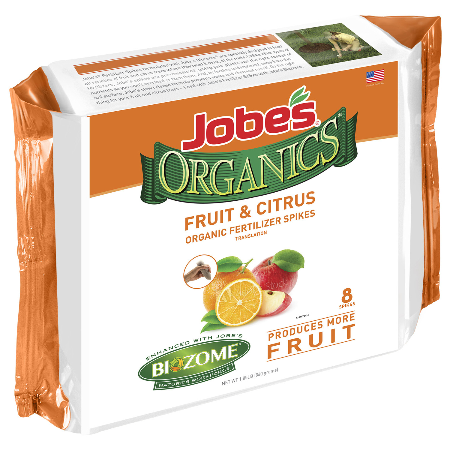 Jobe\u0027s Organic 4-6-6 Plant Fertilizer 8 pk - Intensery