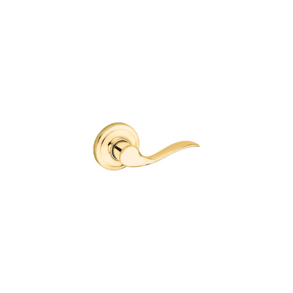 Polished Brass Hall/Closet Tustin Door Lever - Intensery