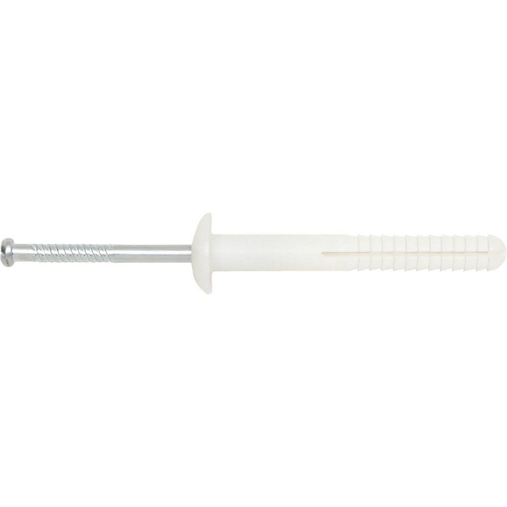 DEWALT Impact Nail and Pin Anchors NYLON NAILIN MH 1/4 X 1 1/2 QTY: 100 02543-PWR from DEWALT - Intensery