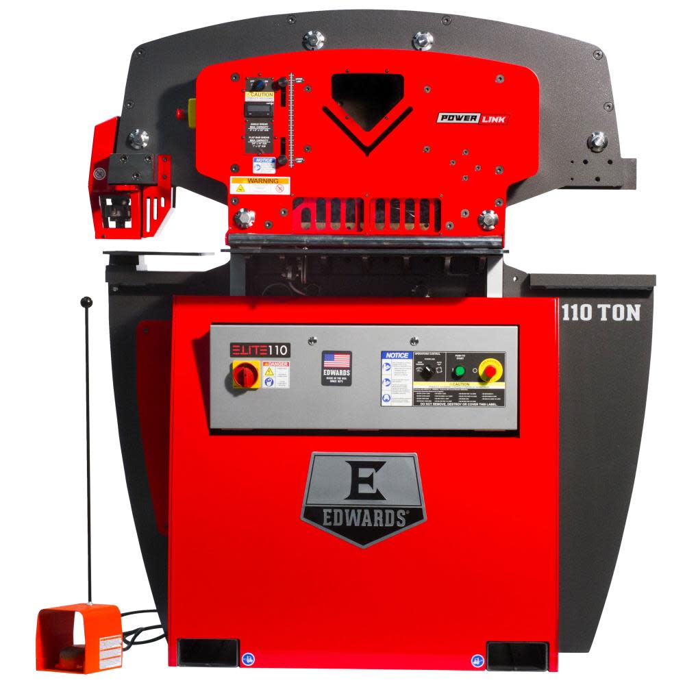 110 Ton Elite Ironworker 3PH 208V - Intensery
