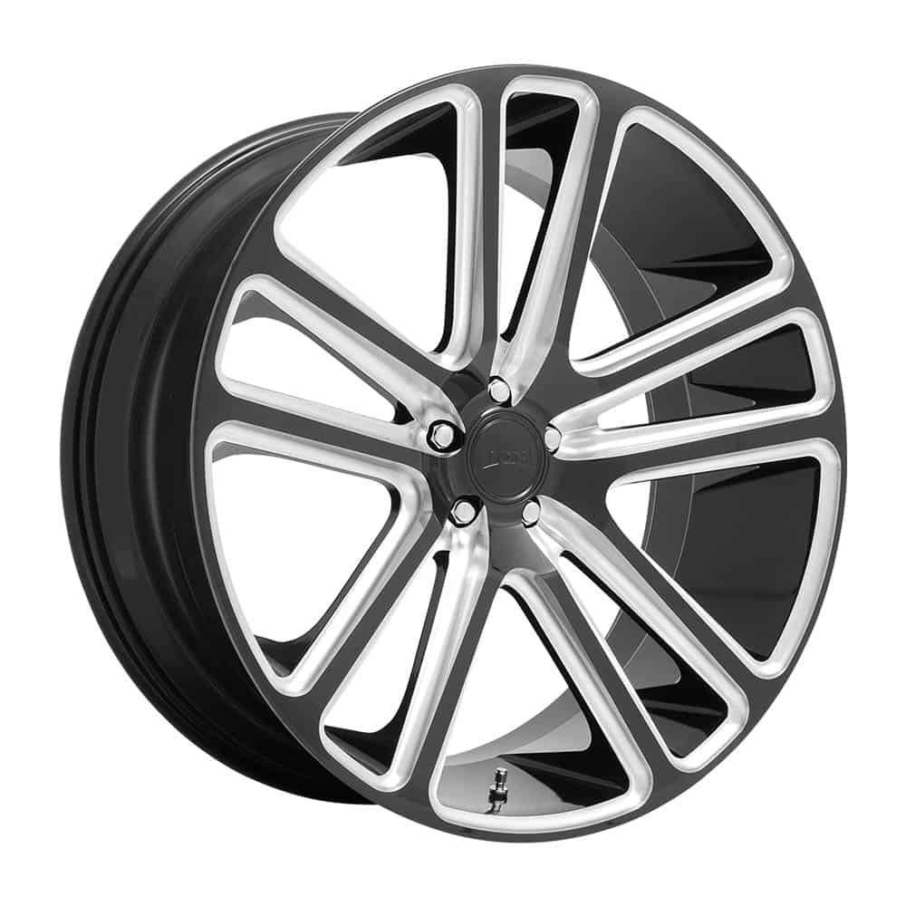 DUB 1PC S255 FLEX S255 24X10 6X5.5 GL-BLK-MIL 30MM - Intensery