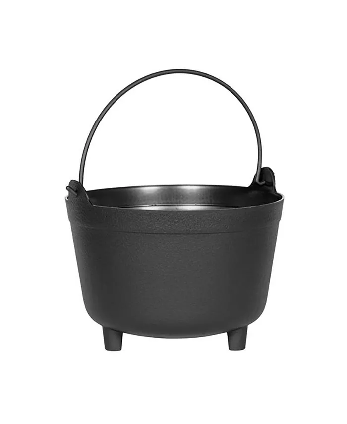 Novelty MFG 48098 Antique Kettle Planter 9-Inch Black - Intensery