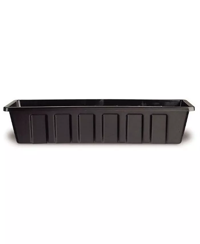 Novelty Polypro Plastic Flower Box Liner， 24 Inches Black - Intensery