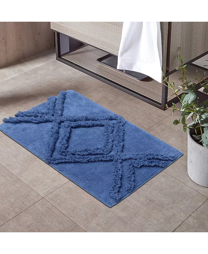Pure Bath Alton Tufted Cotton 2-Pc. Bath Rug Set - Intensery