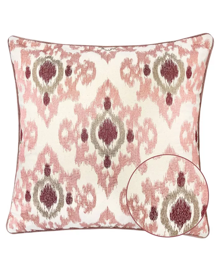 Homey Cozy Stella Woven Cotton Square Decorative Throw Pillow - Intensery