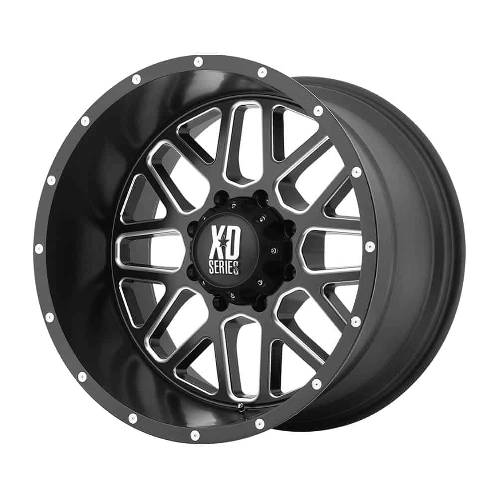 XD XD820 GRENADE XD820 16X7 5X130 S-BLK MILL 42MM - Intensery