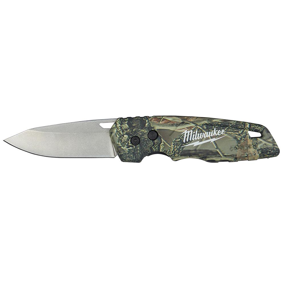 Milwaukee FASTBACK Camo Folding Knife 48-22-1524 from Milwaukee - Intensery