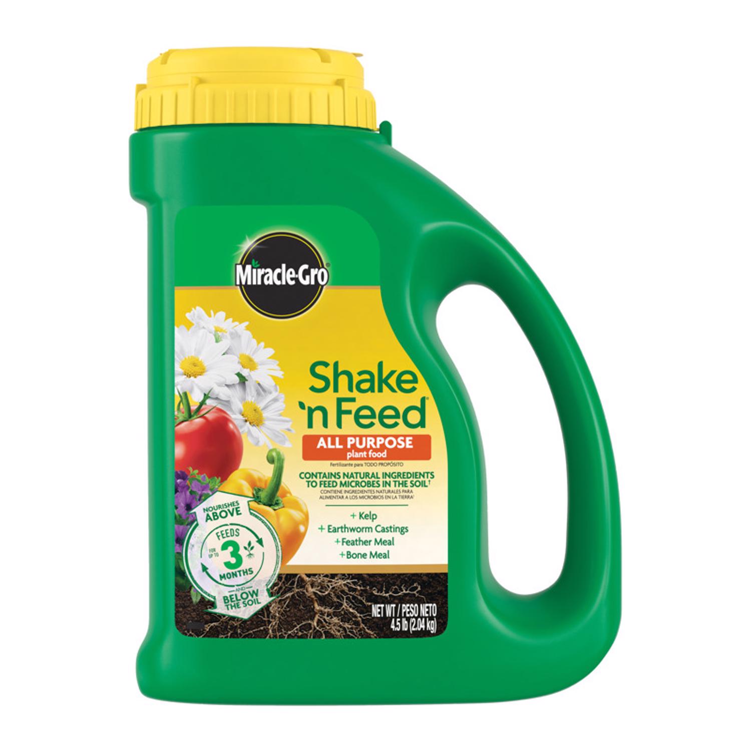Miracle-Gro Shake \u0027n Feed Granules All Purpose Plant Food 4.5 lb - Intensery