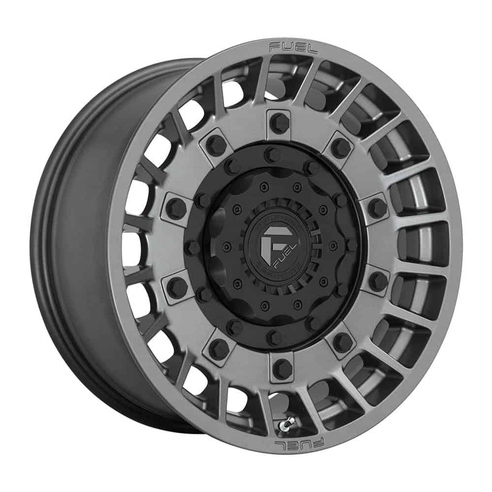 Fuel 1PC D726 MILITIA D726 20X10 8X180 MT-ANTH-BLK -18MM - Intensery