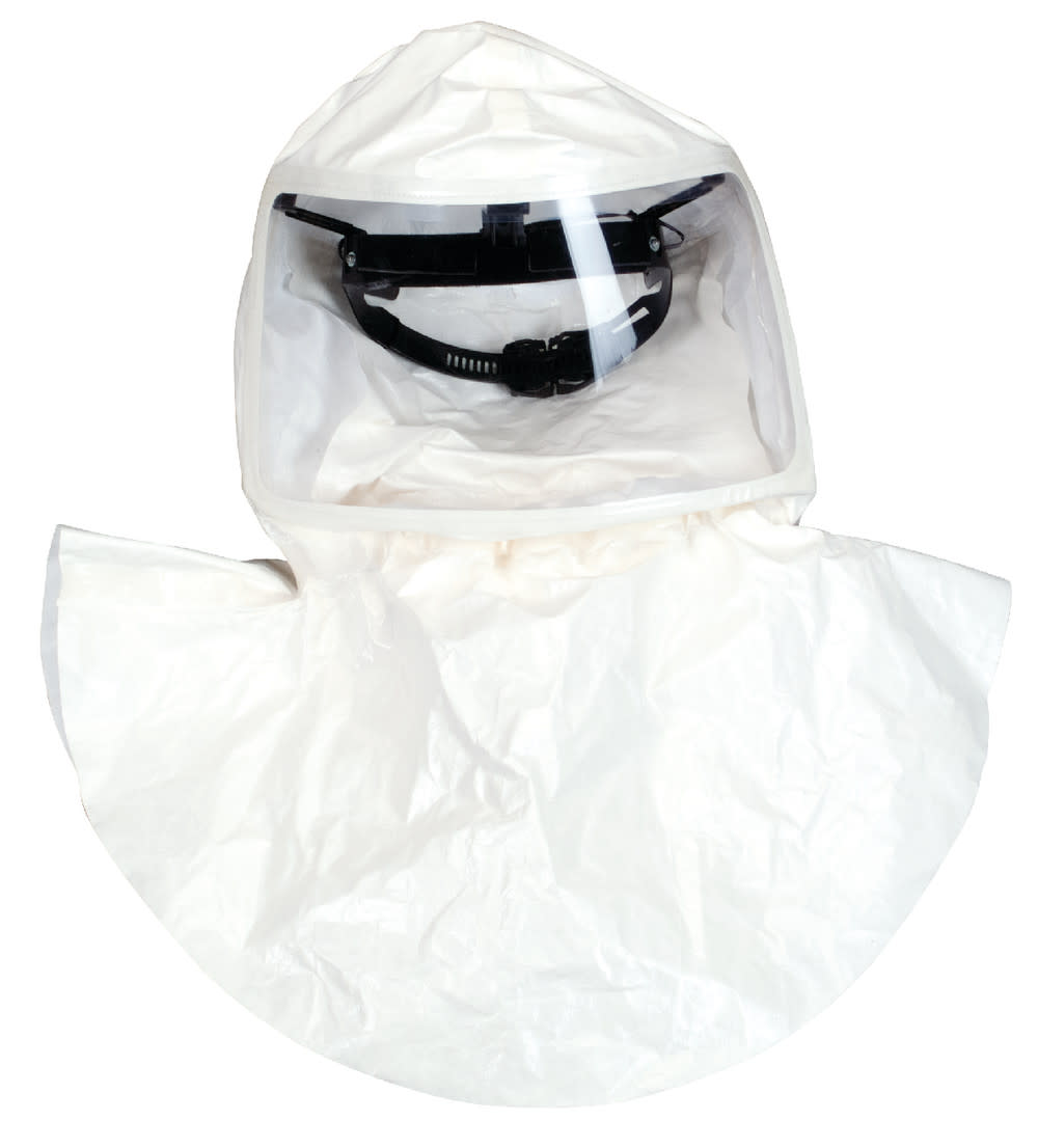 MSA Safety Tychem Hood Single Bib White Threaded 20pk - Intensery