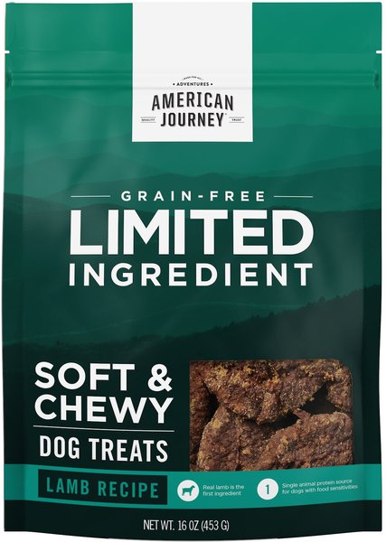 American Journey Limited Ingredient Grain-Free Lamb Recipe Soft and Chewy Dog Treats - Intensery