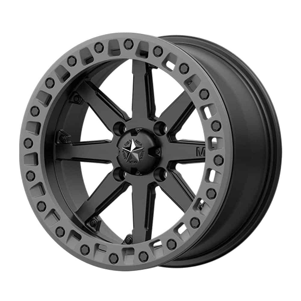MSA Offroad Wheels M31 LOK2 MA31 14X7 4X156 S-BLK M-GRY RG 00MM - Intensery