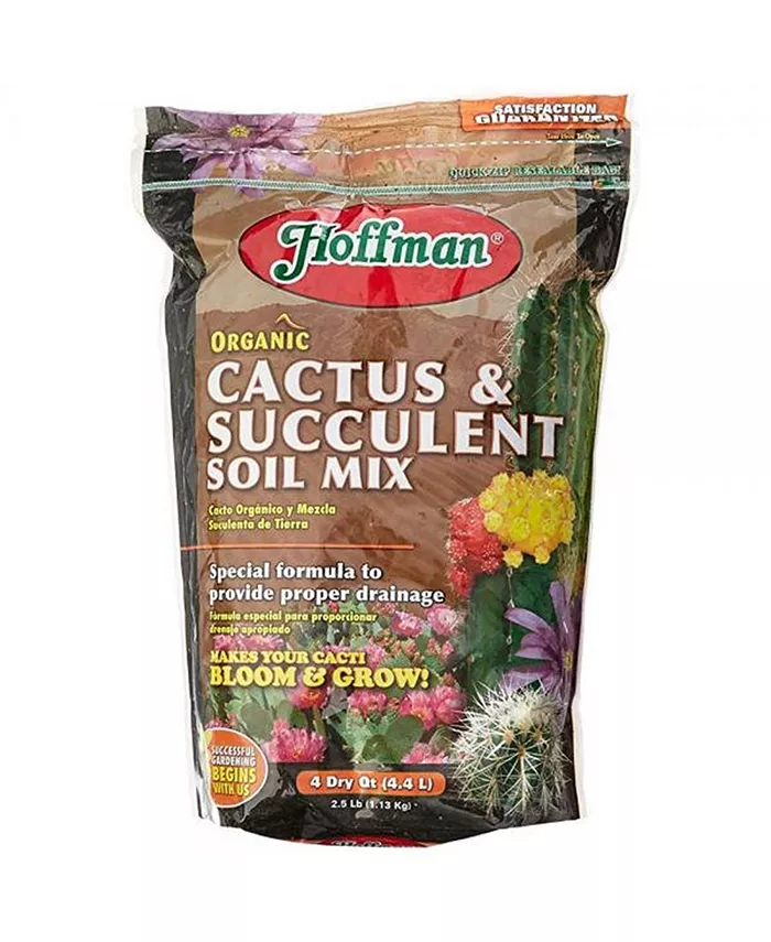 Hoffman A H Inc Good Earth Hoffman 10404 Organic Cactus and Succulent Soil Mix， 4 Quarts - Intensery