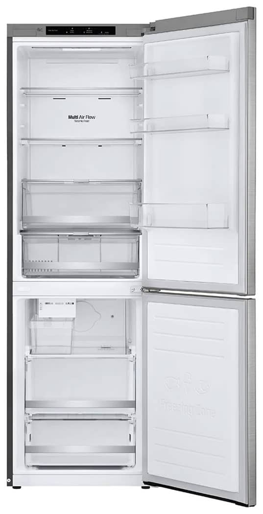 LG 12 Cu. Ft. PrintProof Stainless Steel Counter-Depth Bottom Freezer Refrigerator - Intensery
