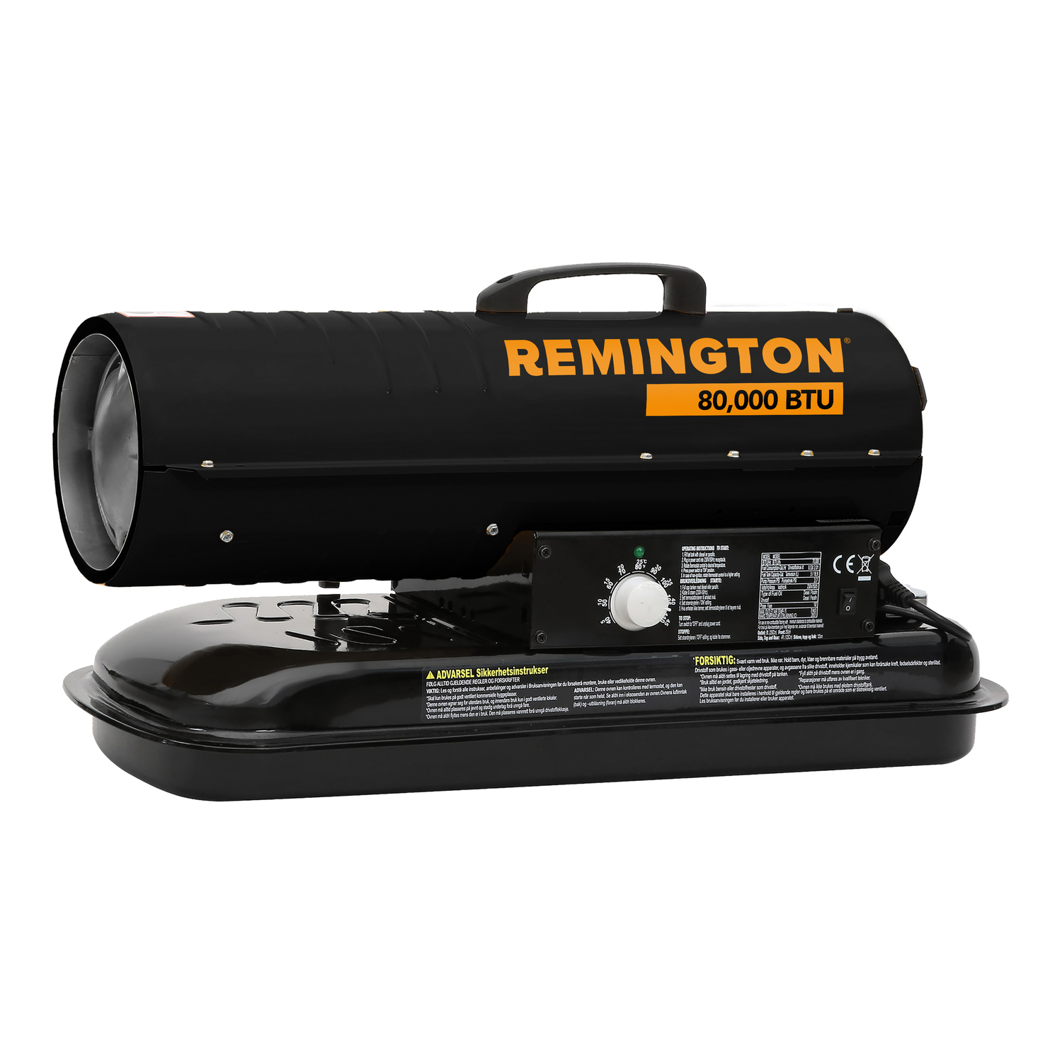 Remington 80，000 Btu/h 2000 sq ft Forced Air Kerosene Heater - Intensery