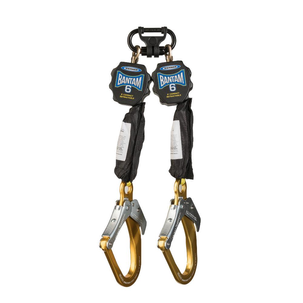 6 Ft. Bantam Web Self-Retracting Lifeline w/Aluminum Rebar - Intensery