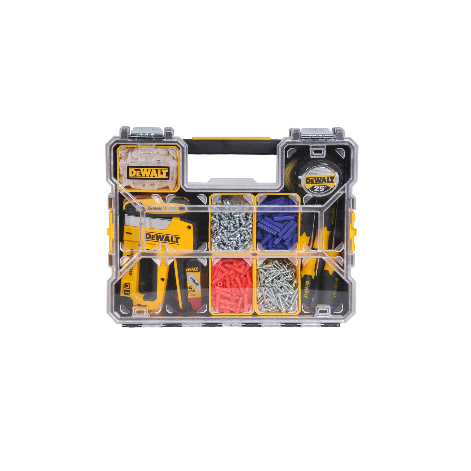 DeWalt Deep Pro 14 in. W X 4.5 in. H Storage Organizer Plastic 10 compartments Yellow - Intensery