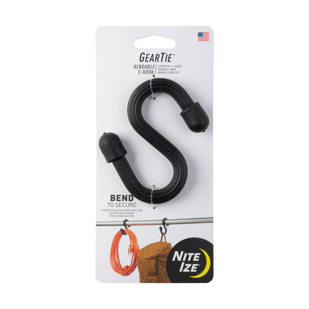 Nite Ize Gear Tie Bendable S Hook - Intensery