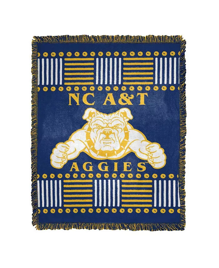 Northwest Company The North Carolina AandT Aggies Homage Jacquard Throw Blanket - Intensery