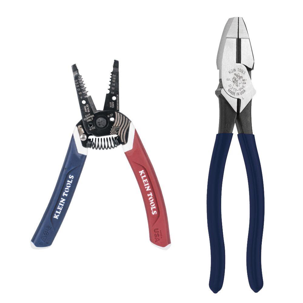 Klein Tools Lineman Plier Stripper Kit 2pc 94155 from Klein Tools - Intensery
