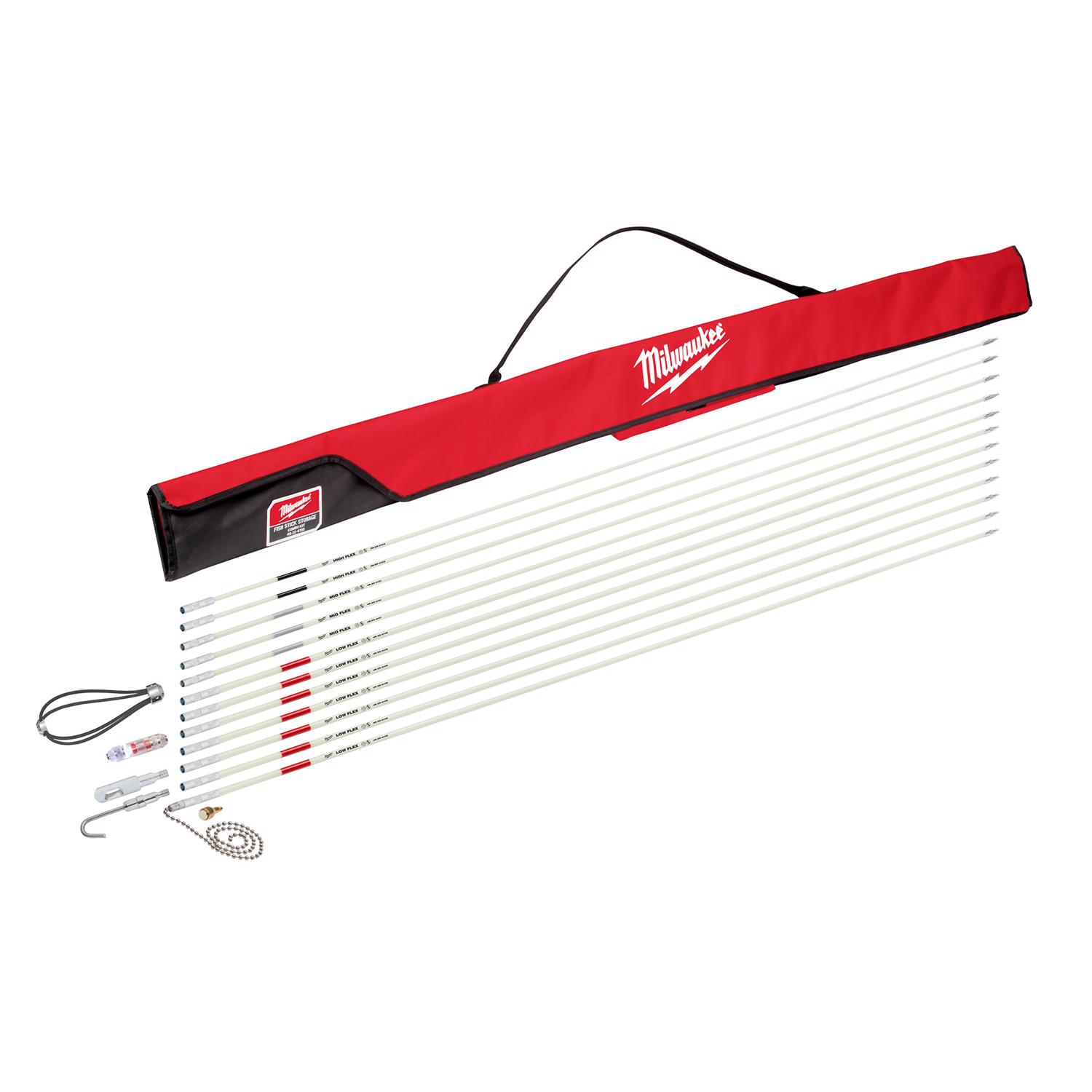 Milwaukee 60 ft. L Fiberglass Fish Stick Combo Kit 1 pk - Intensery