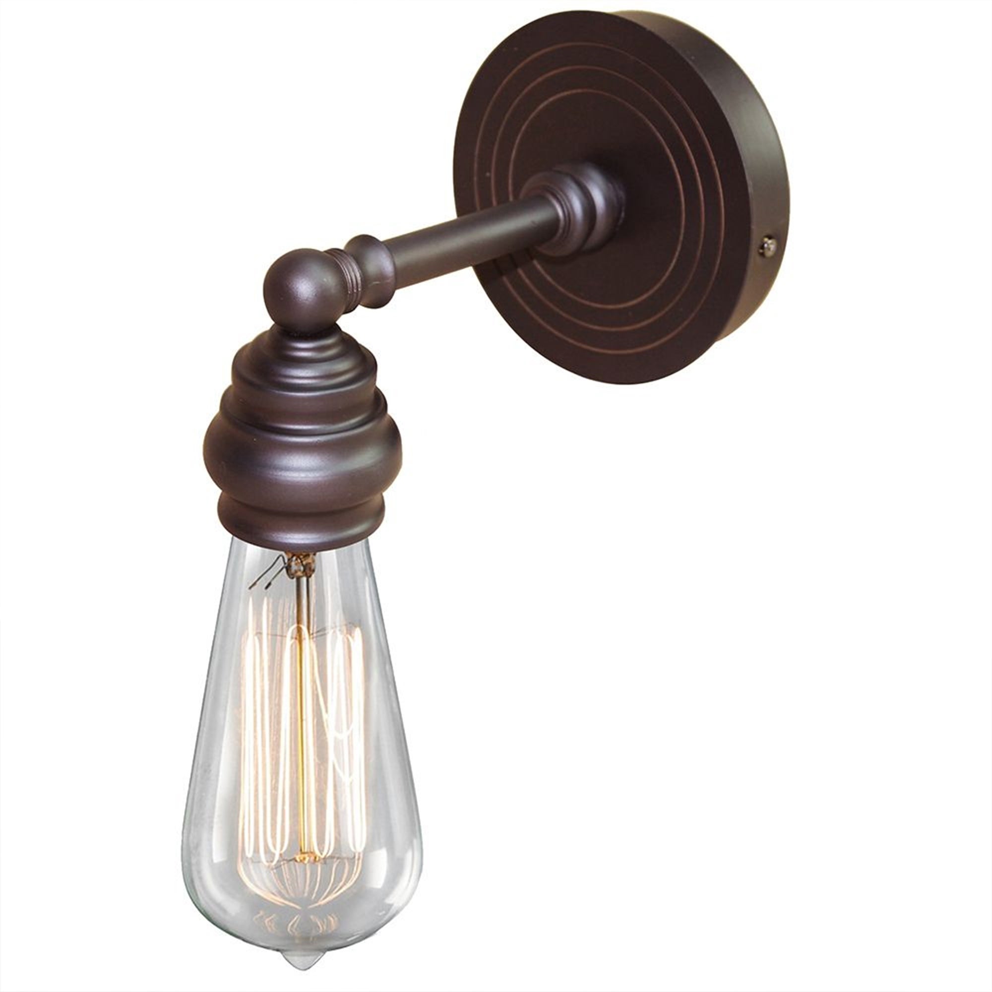 Tiffany 1 Light Vanity Lighting in Oil Rubbed Bronze - 5L x 5W x 5H in. - Intensery