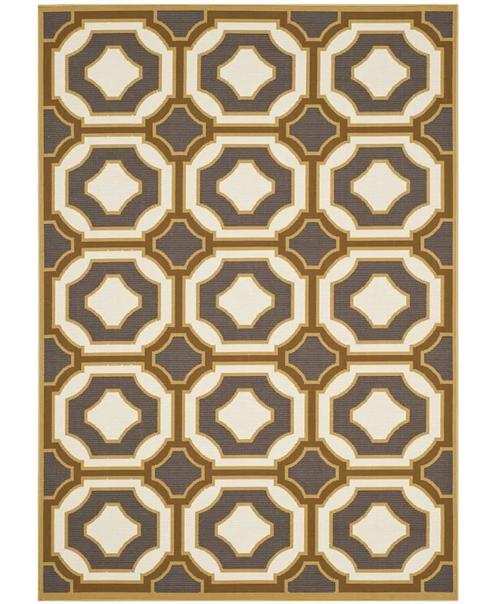 Safavieh Hampton Dark Gray and Ivory 6'7