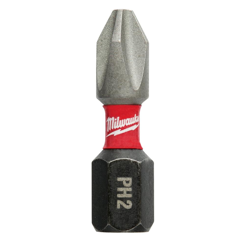 Milwaukee SHOCKWAVE Phillips #2 Insert Bit (15-Piece Contractor Pack) 48-32-5003 from Milwaukee - Intensery
